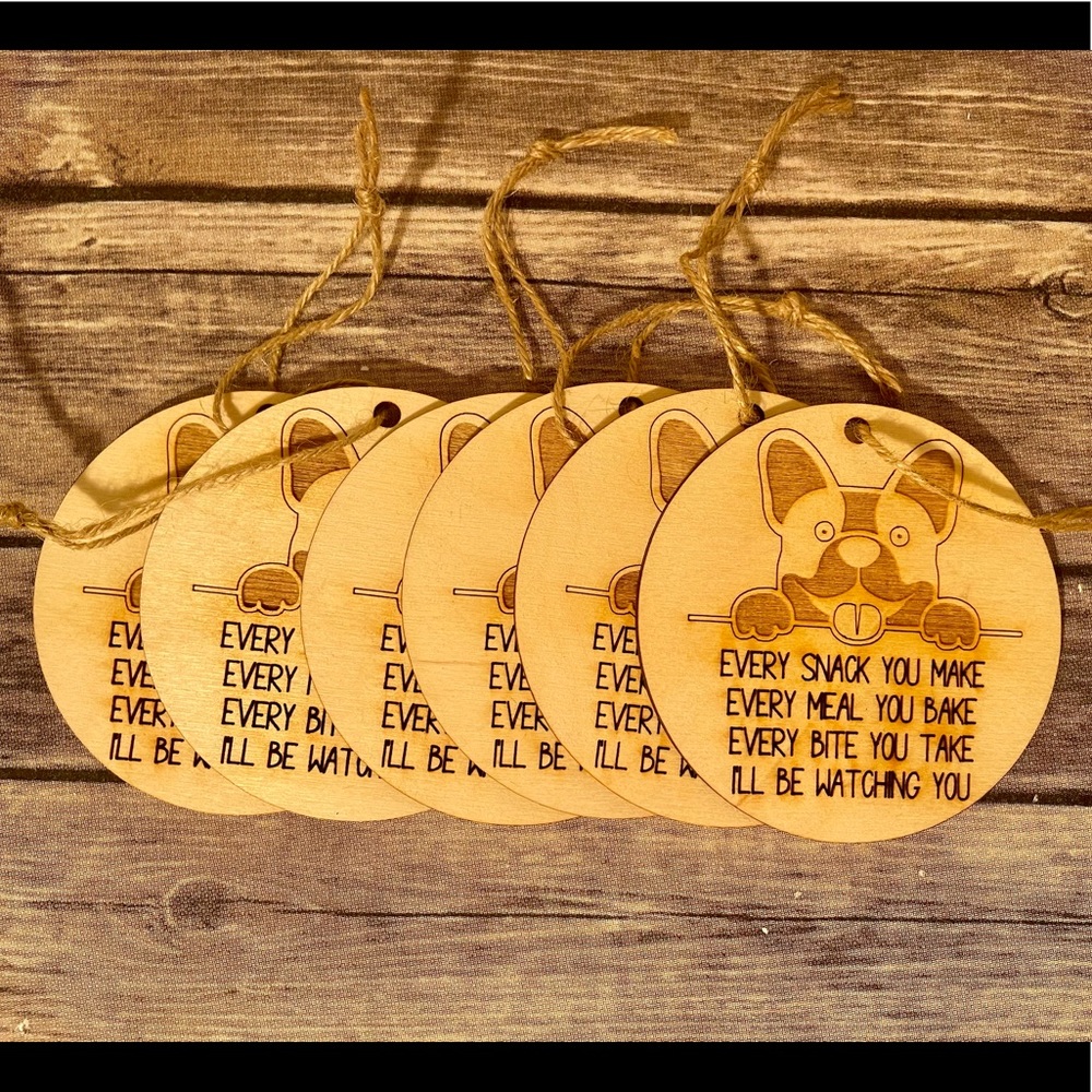 Every Snack You Make Dog Christmas Ornament